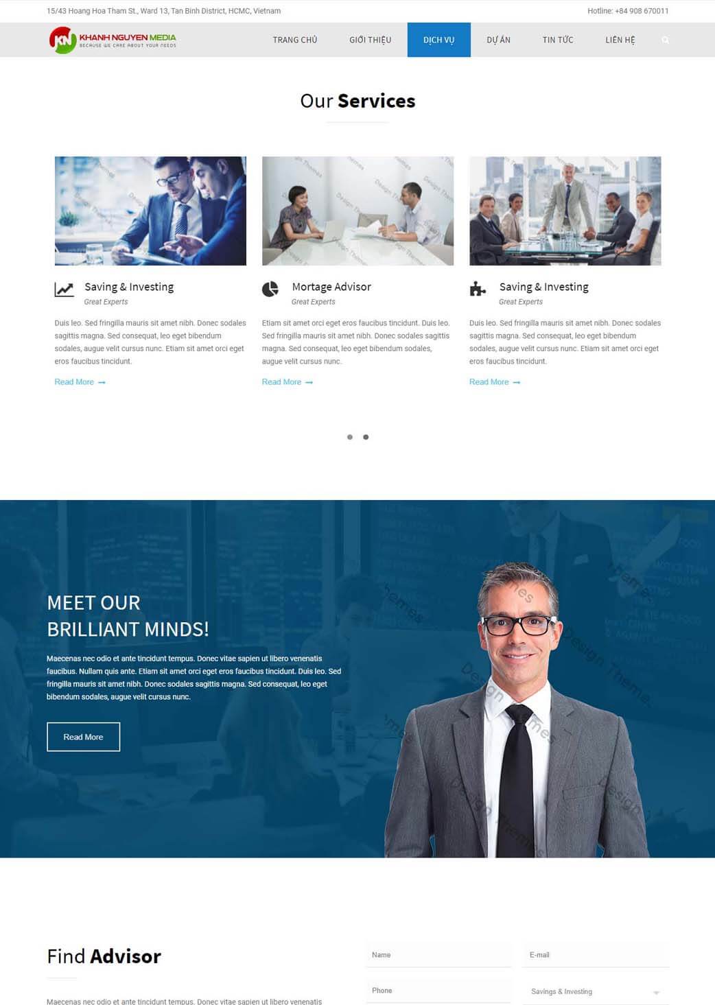 thiet ke web nhat dich vu