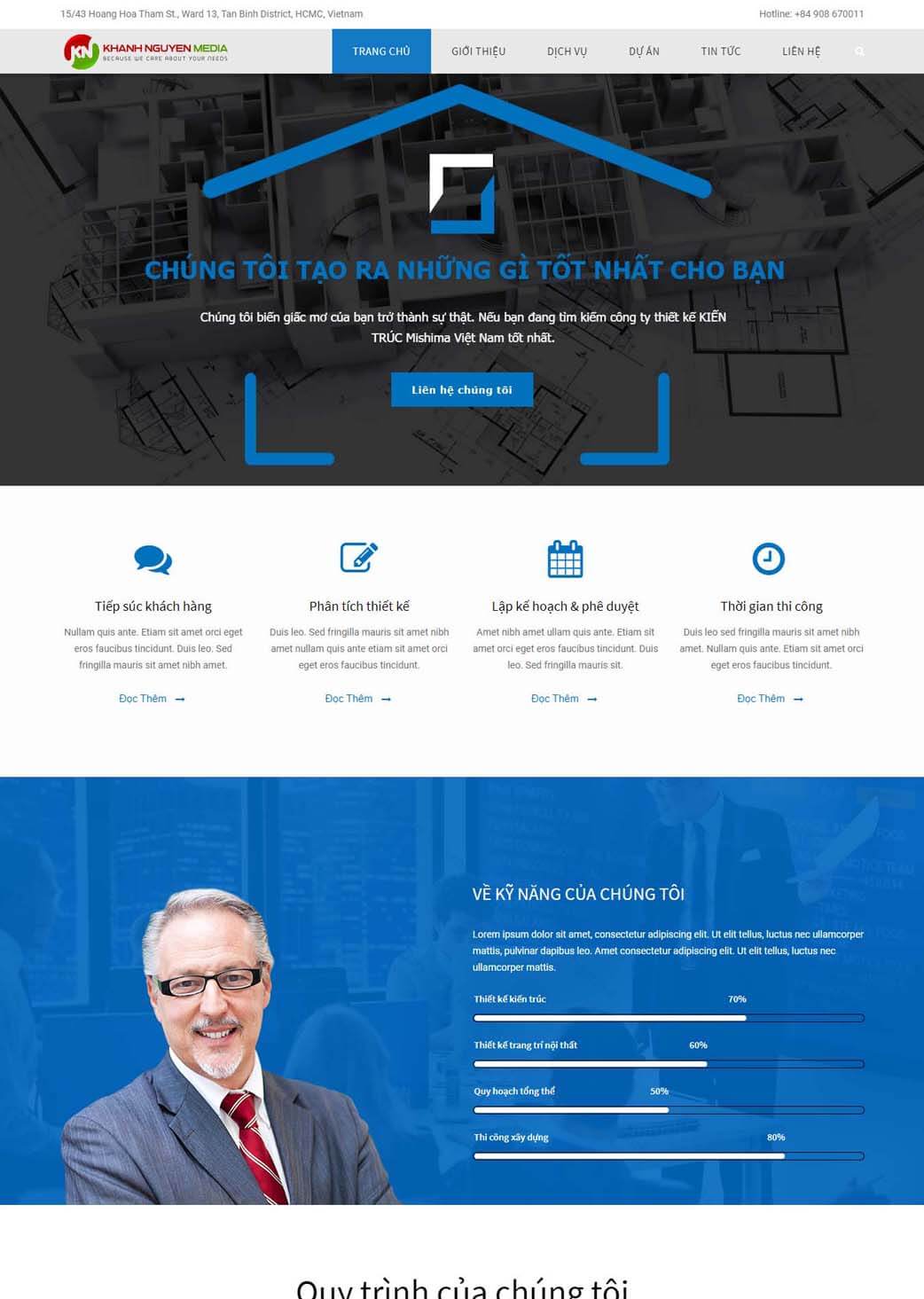 thiet ke web nhat home