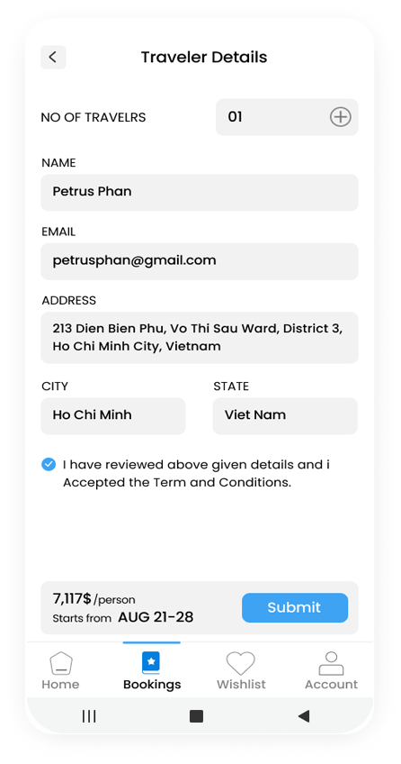 mobile app Pinsee Travel 14